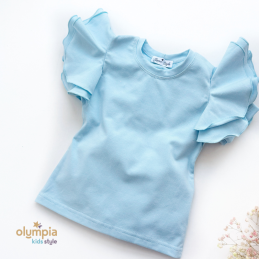 Bluzka dziecięca z dużymi  falbankami | OLYMPIA KIDS STYLE