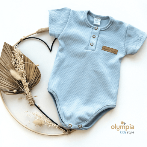 Bawełniane body dla niemowlaka z długim rękawem | Olympia Kids Style
