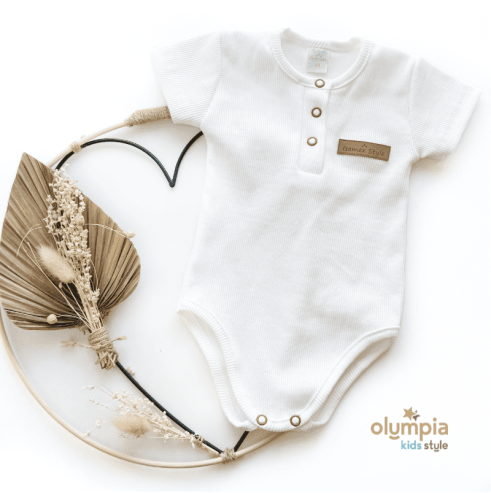 Bawełniane body dla niemowlaka z długim rękawem | Olympia Kids Style