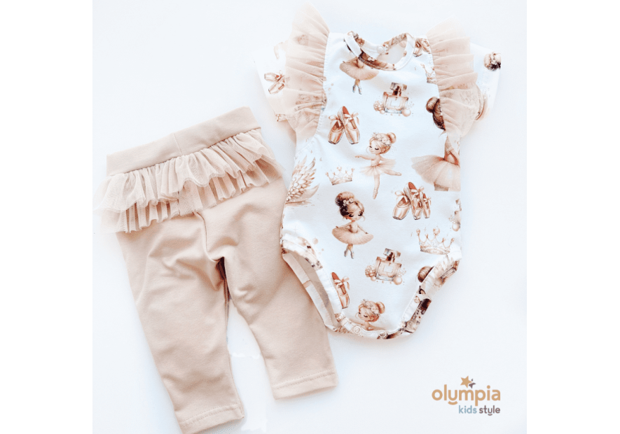 Body niemowlęce i legginsy - Olympia Kids Style