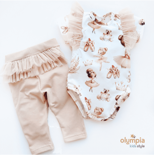 Body niemowlęce i legginsy - Olympia Kids Style