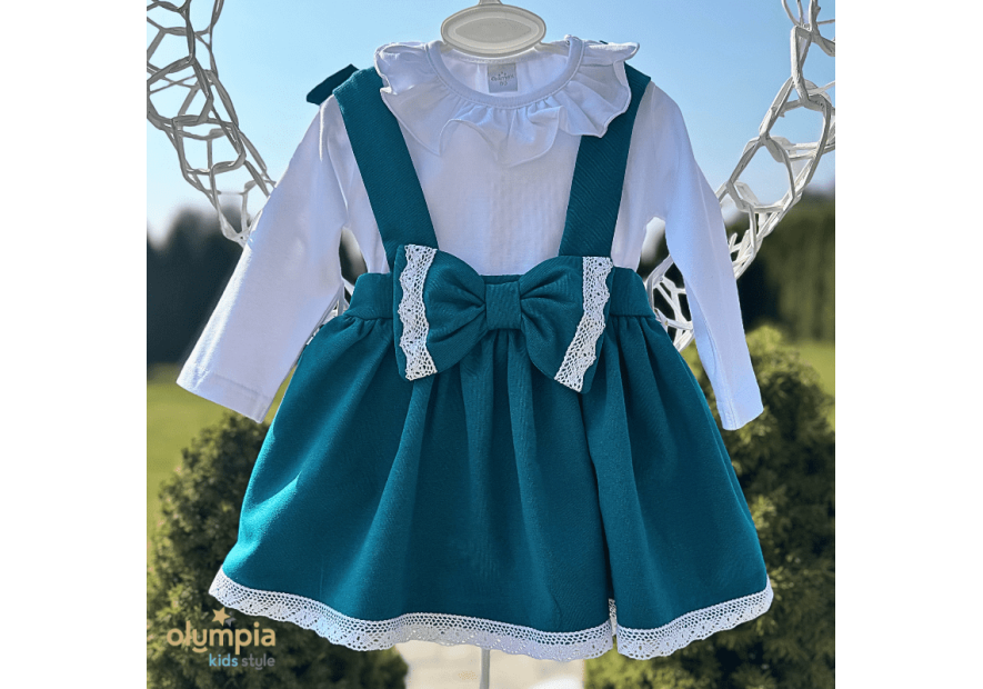 Komplet body i spódniczka KORONKA