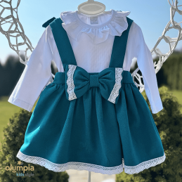 Komplet body i spódniczka KORONKA