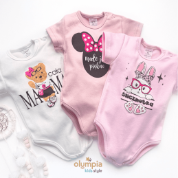 Body niemowlęce krótki rękaw| OLYMPIA KIDS STYLE