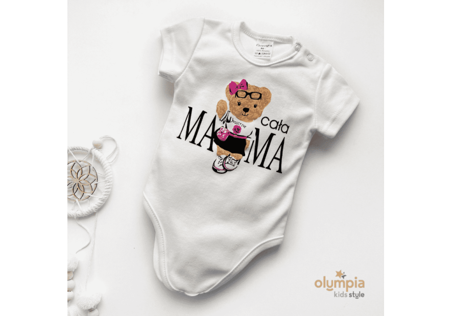 Body niemowlęce krótki rękaw| OLYMPIA KIDS STYLE