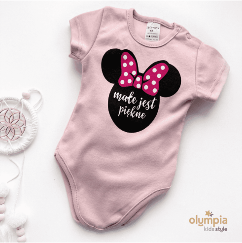 Body niemowlęce krótki rękaw| OLYMPIA KIDS STYLE