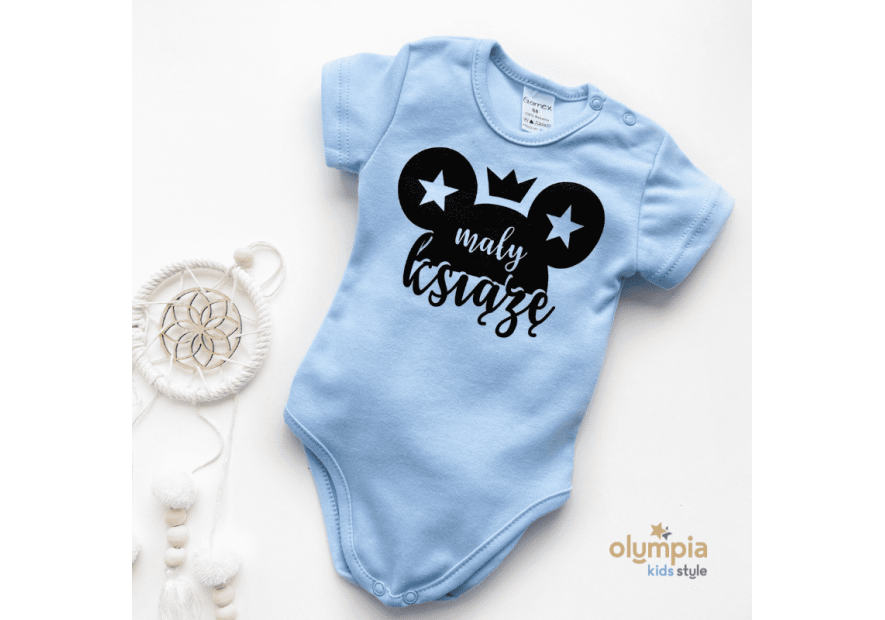 Body niemowlęce z krótkim rękawem| OLYMPIA KIDS STYLE