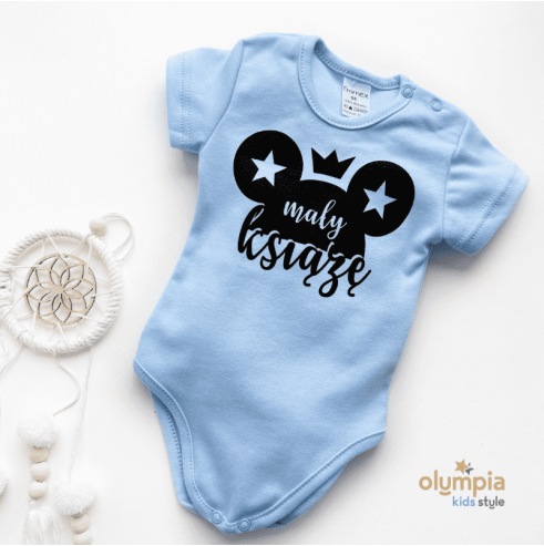 Body niemowlęce z krótkim rękawem| OLYMPIA KIDS STYLE
