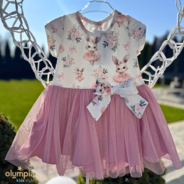 Sukienka dziewczeca z tiulem BIBI