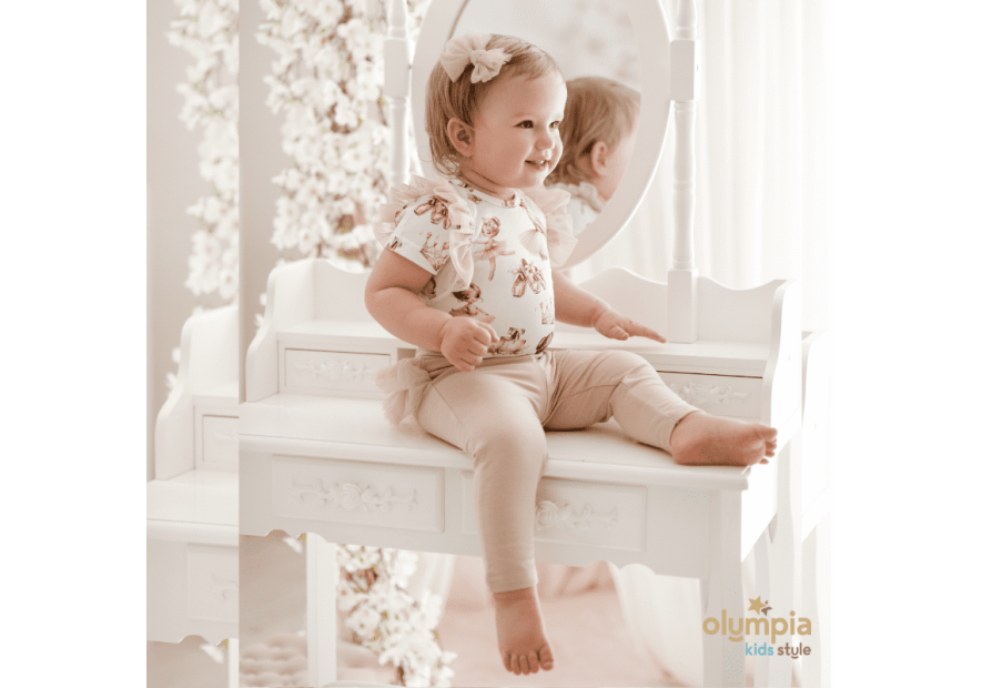 Body i legginsy z tiulem BALETNICA