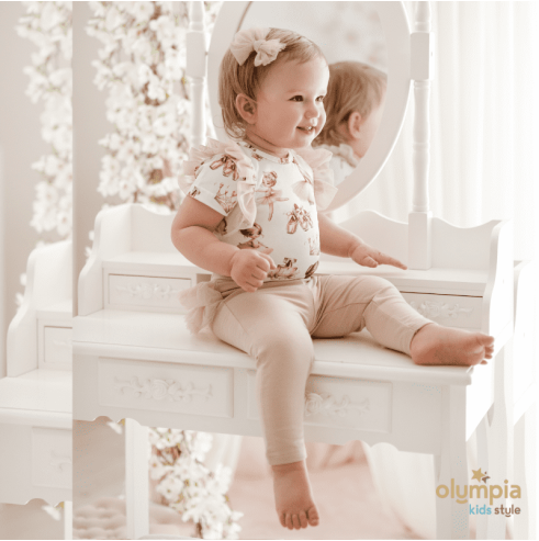 Body i legginsy z tiulem BALETNICA