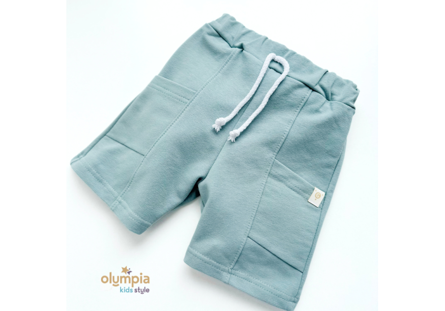 Komplet chłopięcy Bluzka i Szorty MIŚ | OLYMPIA KIDS STYLE