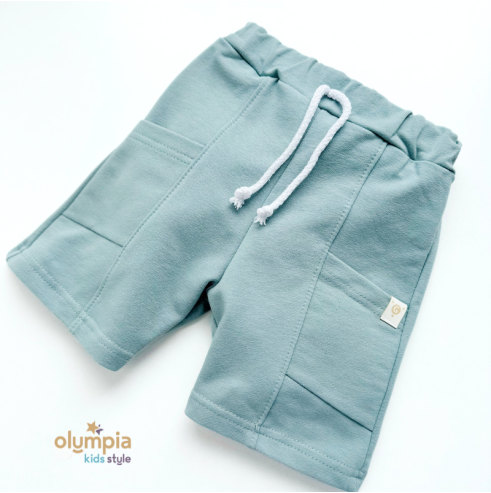 Komplet chłopięcy Bluzka i Szorty MIŚ | OLYMPIA KIDS STYLE