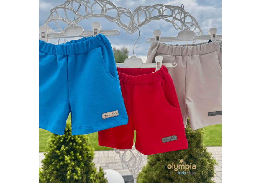 Spodenki chłopięce z kieszeniami