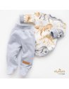 Komplet dla chłopca Body niemowlęce + półśpioch DINO