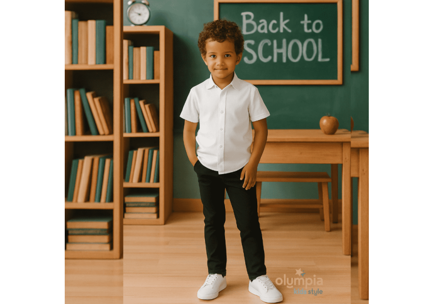 Czarne spodnie dresowe slim dla chłopca