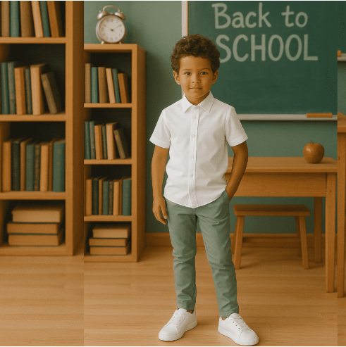 Spodnie SLIM dla chłopca | OLYMPIA KIDS STYLE