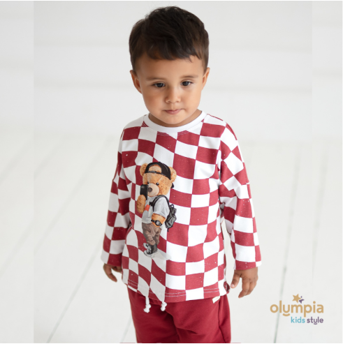 Komplet chłopięcy bluzka i spodnie TEDDY | olympia kids style