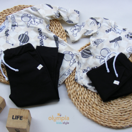 Komplet chłopięcy bluzka i spodnie KOSMOS