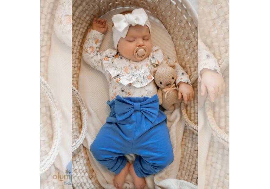 Komplet body z falbanką i spodenki |OLYMPIA KIDS STYLE