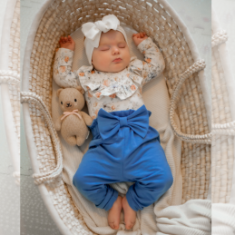 Komplet body z falbanką i spodenki |OLYMPIA KIDS STYLE