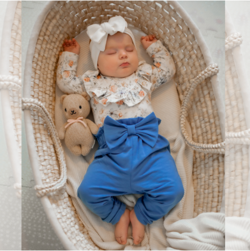 Komplet body z falbanką i spodenki |OLYMPIA KIDS STYLE