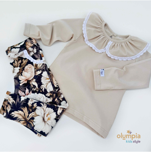 Bluzka z LEGGINSAMI | Olympia Kids Style