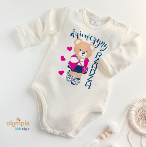 Body niemowlęce krótki rękaw| OLYMPIA KIDS STYLE