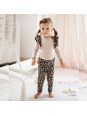 Body niemowlęce i legginsy panterka | Olympia Kids Style