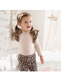 Body niemowlęce i legginsy panterka | Olympia Kids Style