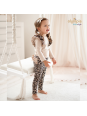 Body niemowlęce i legginsy panterka | Olympia Kids Style