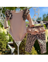 Body niemowlęce + legginsy PANTERKA