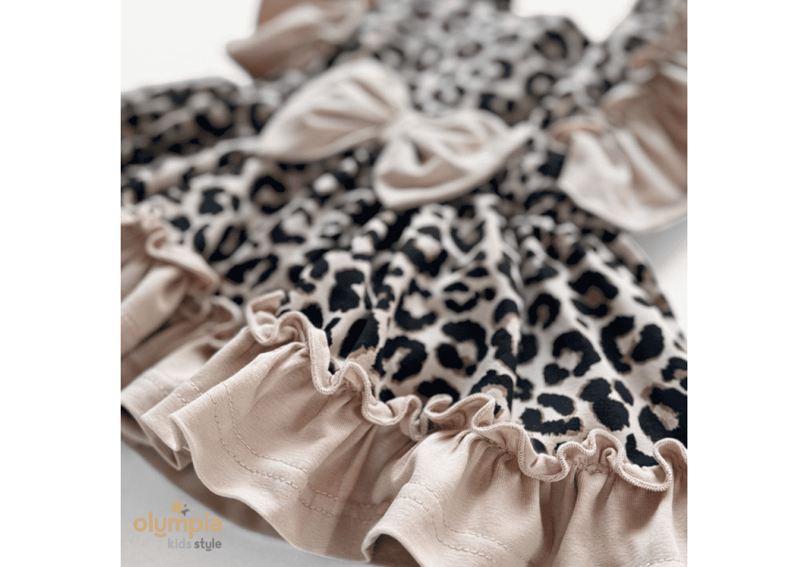 Komplet niemowlęcy bawełniany – body + bloomersy z szelkami | Bezpieczny dla Dziecka| OLYMPIA KIDS STYLE