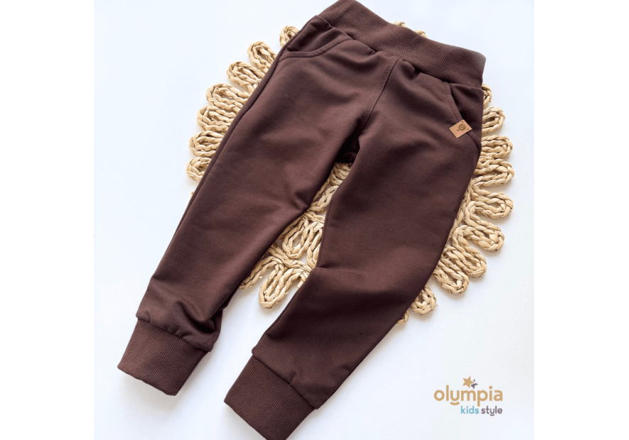 Spodnie SLIM czekolada