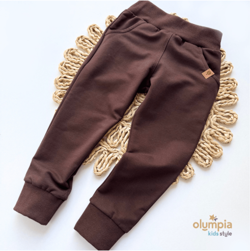 Spodnie SLIM czekolada