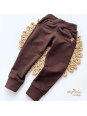 Spodnie SLIM czekolada