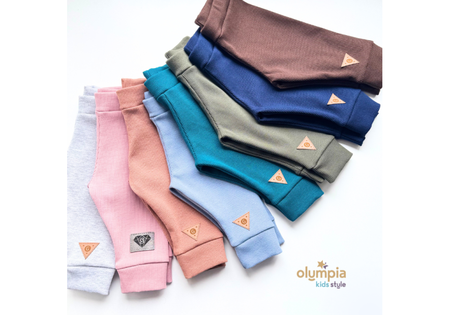 Spodnie niemowlęce prążek | OLYMPIA KIDS STYLE