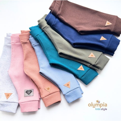 Spodnie niemowlęce prążek | OLYMPIA KIDS STYLE