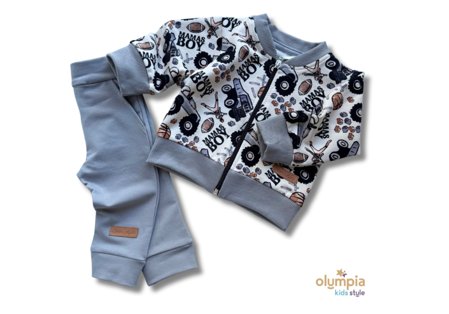 Dres dla chłopca  SZARY