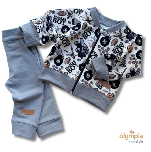 Dres dla chłopca  SZARY