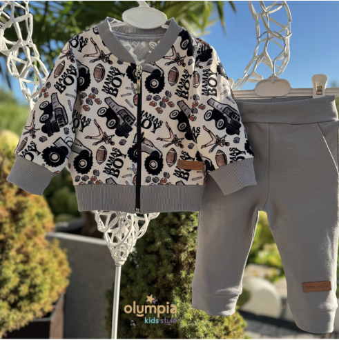 Dres rozpinany dla chłopca | Olympia Kids Style