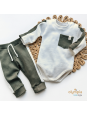 Komplet chłopięcy Body i spodnie | OLYMPIA KIDS STYLE