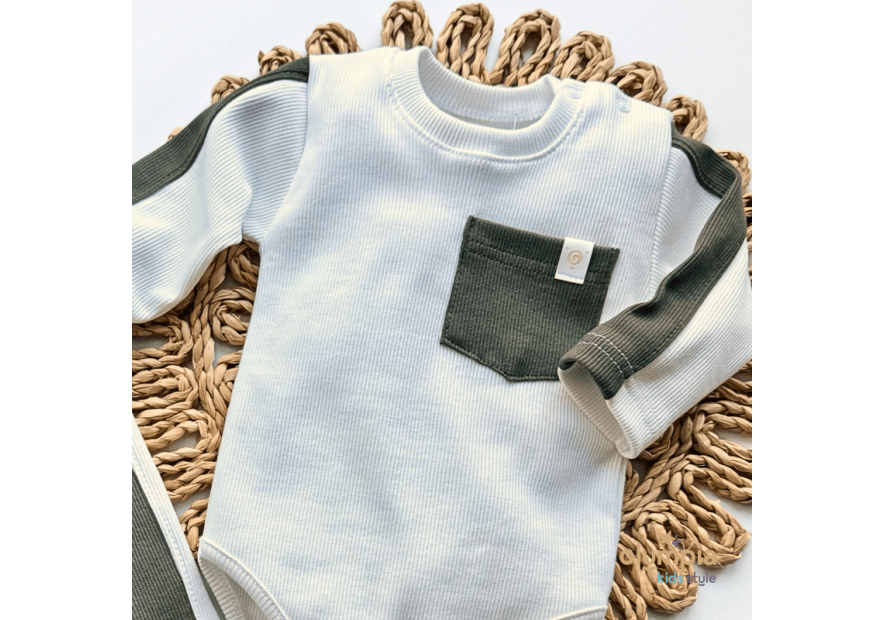 Komplet chłopięcy Body i spodnie | OLYMPIA KIDS STYLE