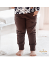 Spodnie dziecięce SLIM czekolada