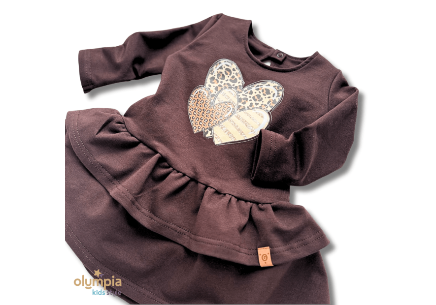 Sukienka dla dziewczynki PANTERKA | OLYMPIA KIDS STYLE