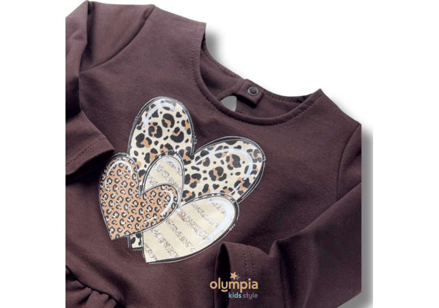 Sukienka dla dziewczynki PANTERKA | OLYMPIA KIDS STYLE