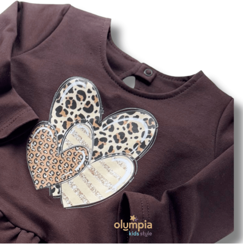 Sukienka dla dziewczynki PANTERKA | OLYMPIA KIDS STYLE