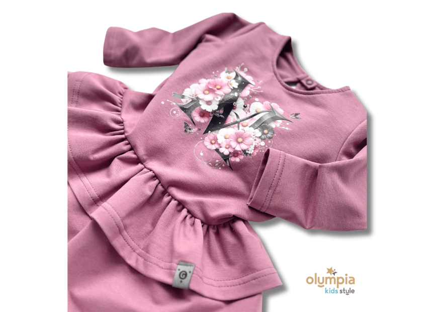 Sukienka dla dziewczynki PANTERKA | OLYMPIA KIDS STYLE