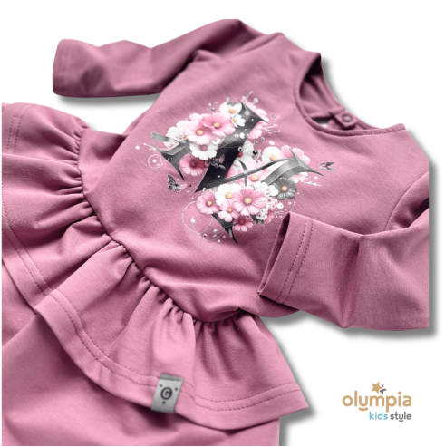 Sukienka dla dziewczynki PANTERKA | OLYMPIA KIDS STYLE