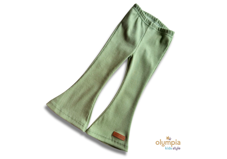 Spodnie PRĄŻEK DZWONY mix kolor